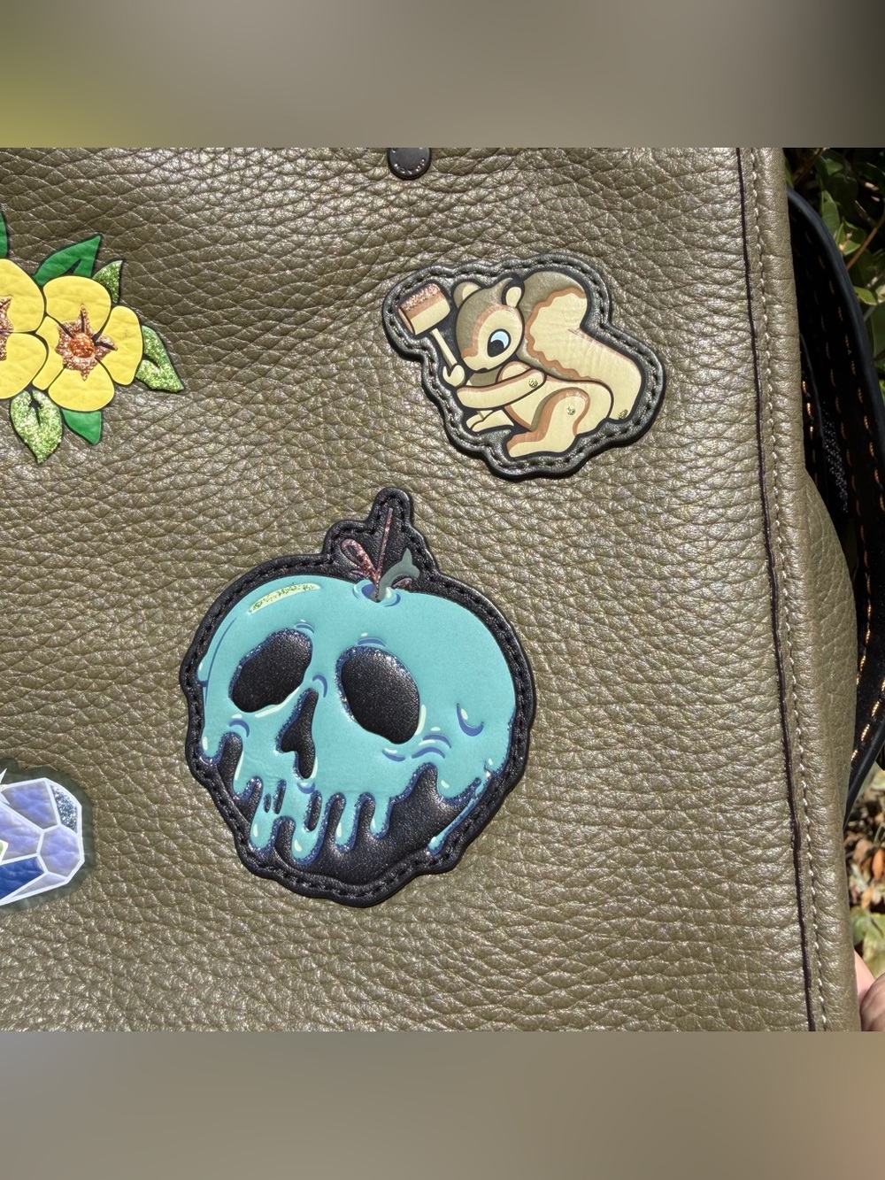 EUC Disney X Coach Rogue 25 With Patches 32780 - Picture 6 of 14